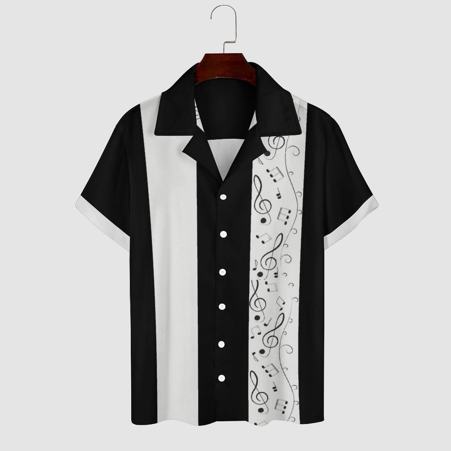 Men's Hawaiian Print Casual Shirt 2304108621