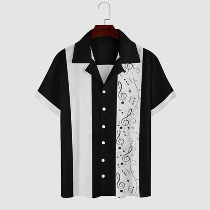 Men's Hawaiian Print Casual Shirt 2304108621