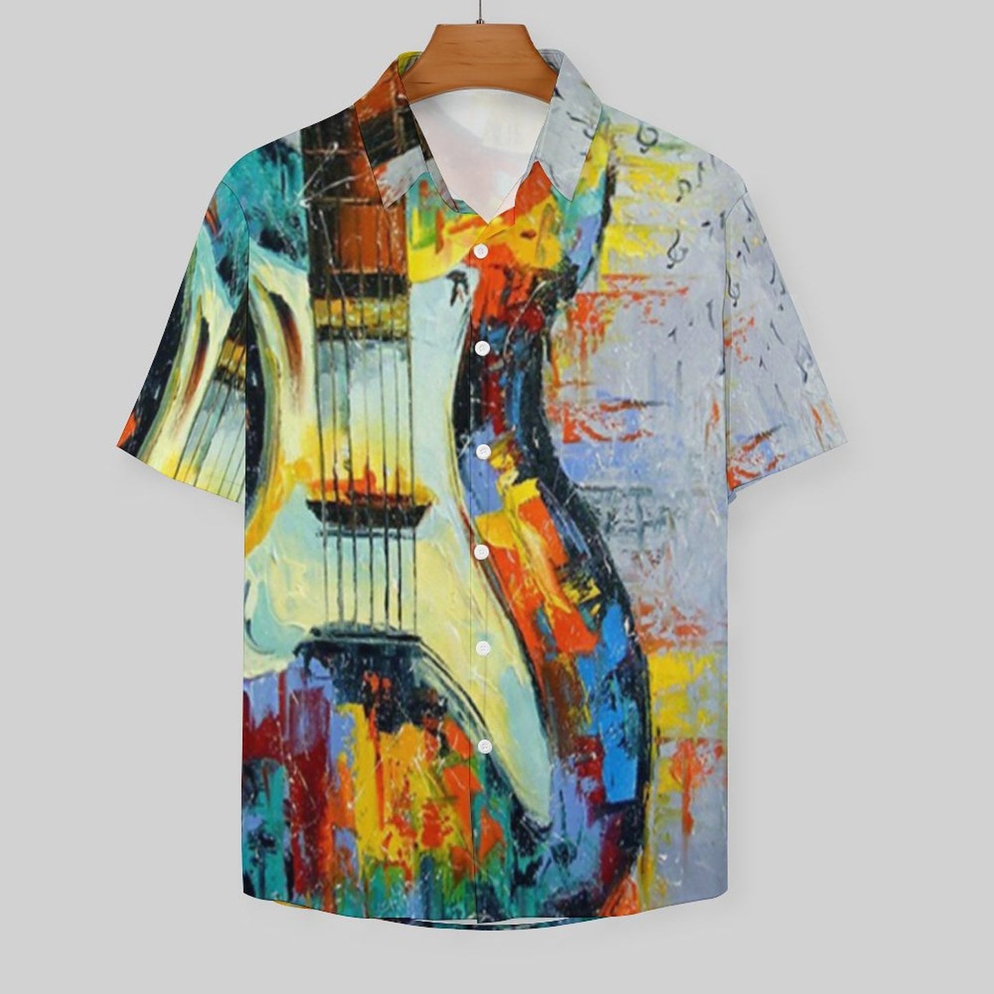 Men's Hawaiian Print Resort Shirt 2305102020