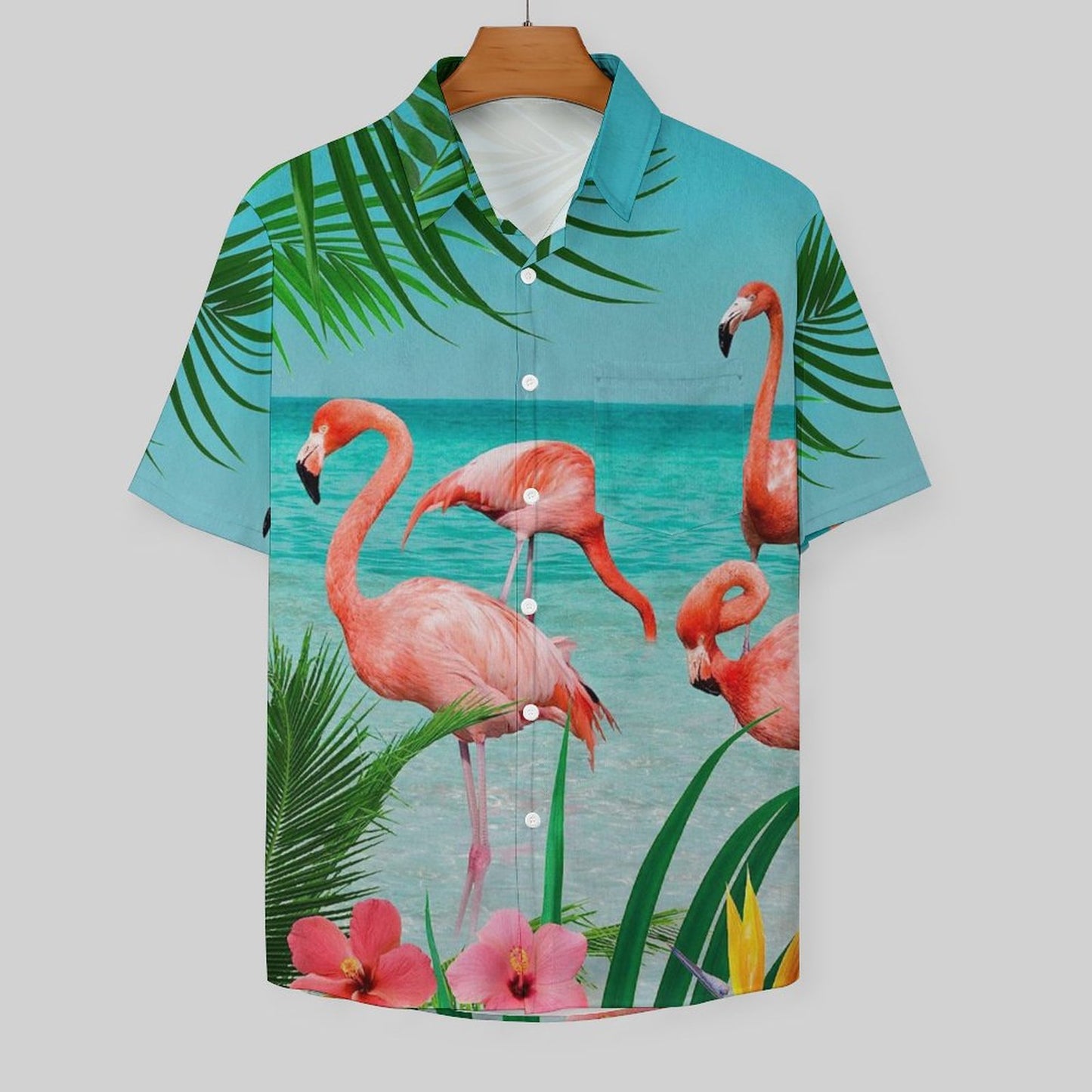 Men's Hawaiian Casual Short Sleeve Shirt 2306104359