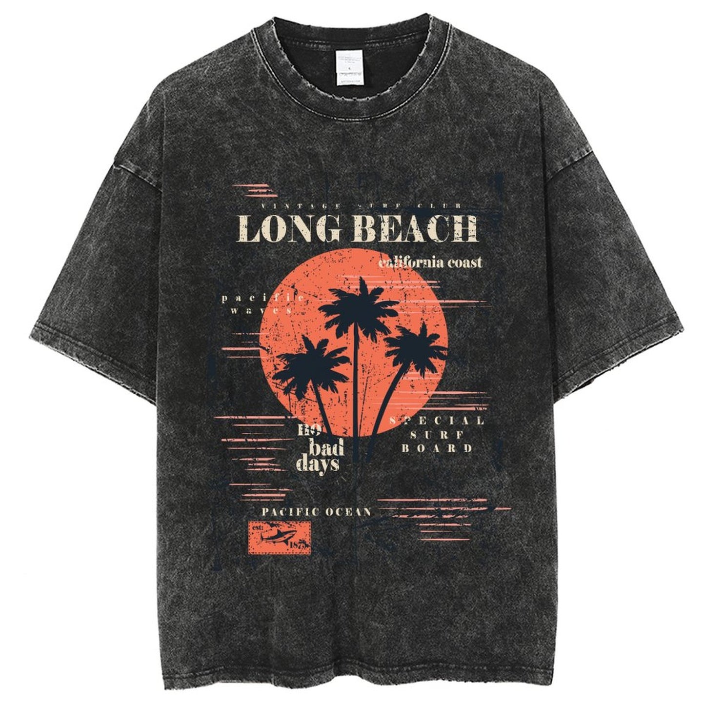 Unisex Vintage Solid Wash T-Shirts 2305101930