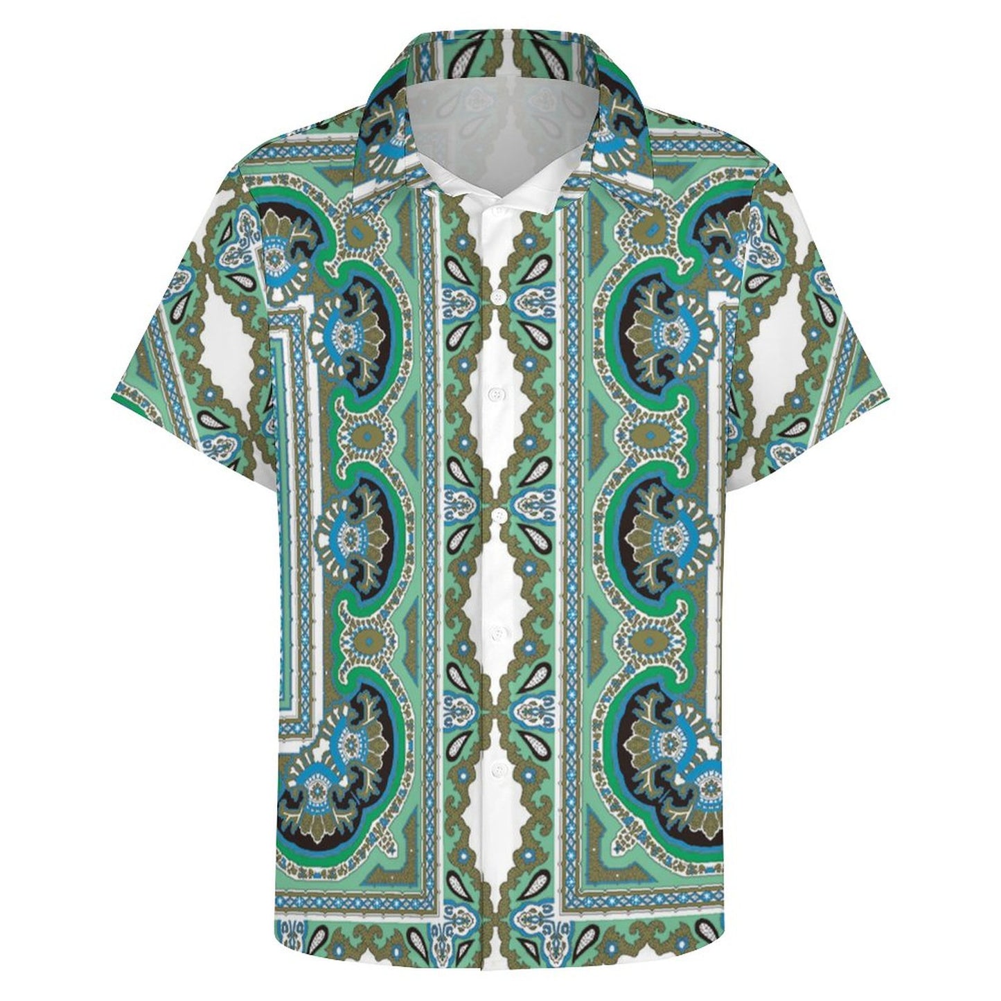 Men's Fashion Casual Printed Short Sleeve Shirts 2306101072
