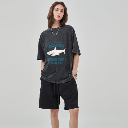 Unisex Vintage Solid Wash T-Shirts 2305102648