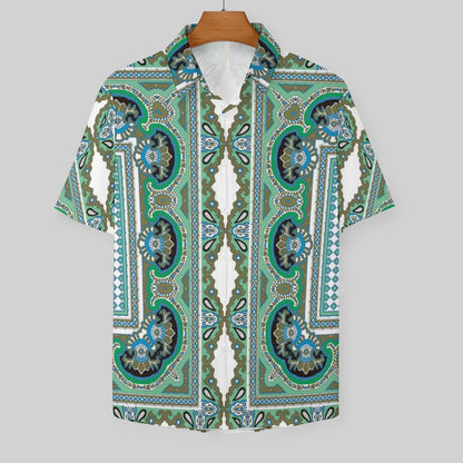 Men's Fashion Casual Printed Short Sleeve Shirts 2306101072