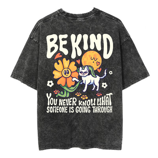 Mens Cotton Wash Solid T-Shirts Oversized Unisex Short Sleeve Streetwear Rap Hip Hop Basic Tee Tops