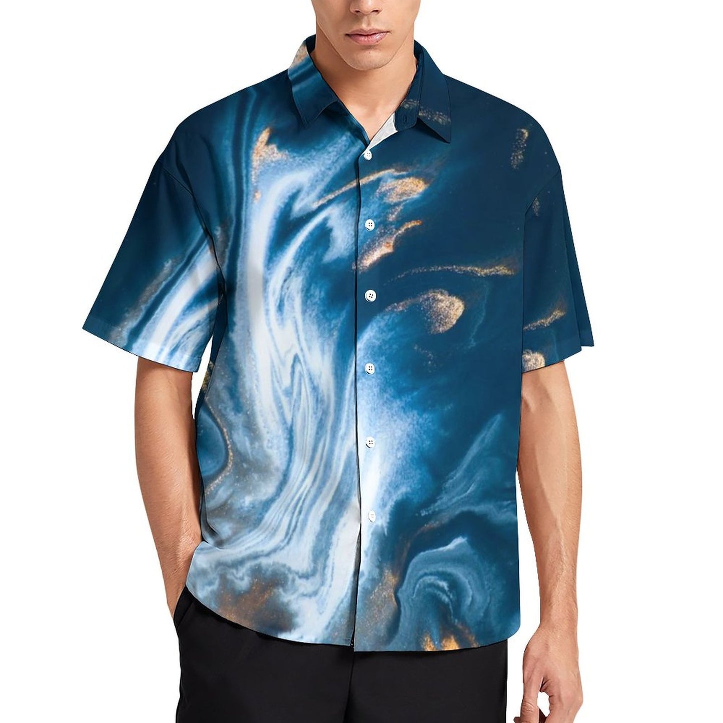 Men's Hawaiian Print Resort Shirt 2304109869