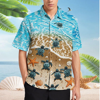 Men's Hawaiian Print Resort Shirt 2304109866