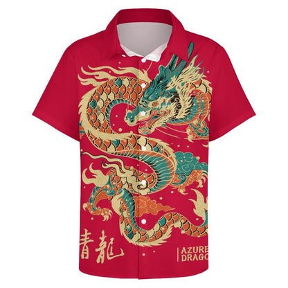 Men's Hawaiian Casual Short Sleeve Shirt 2306103805