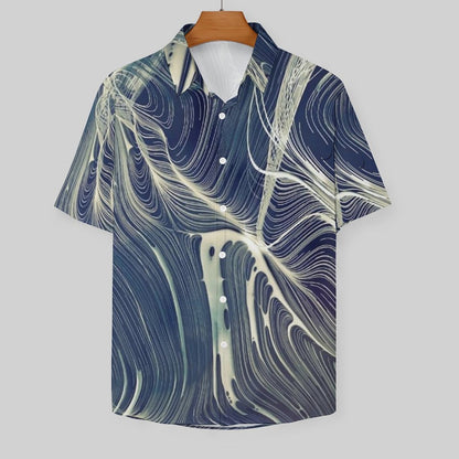 Men's Hawaiian Print Resort Shirt 2304109868