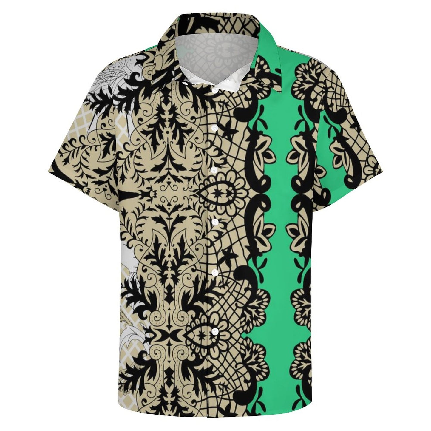 Men's Fashion Casual Printed Short Sleeve Shirts 2306101116