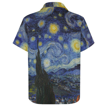 Men's Hawaiian Print Resort Shirt 2305101782