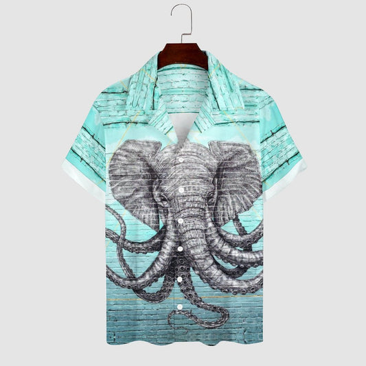 Men's Hawaiian Casual Short Sleeve Shirt 2305105102