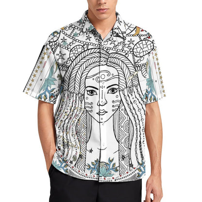 Men's Fashion Casual Printed Short Sleeve Shirts 2306101334