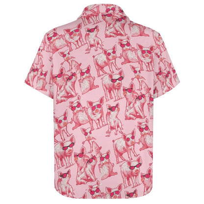 Men's Hawaiian Print Resort Shirt 2305102301