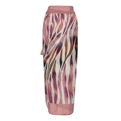 Casual Printed One-Piece Swimsuit And Cover Up 2305102669
