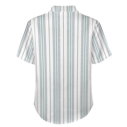 Men's Hawaiian Print Lapel Shirt 2304103747