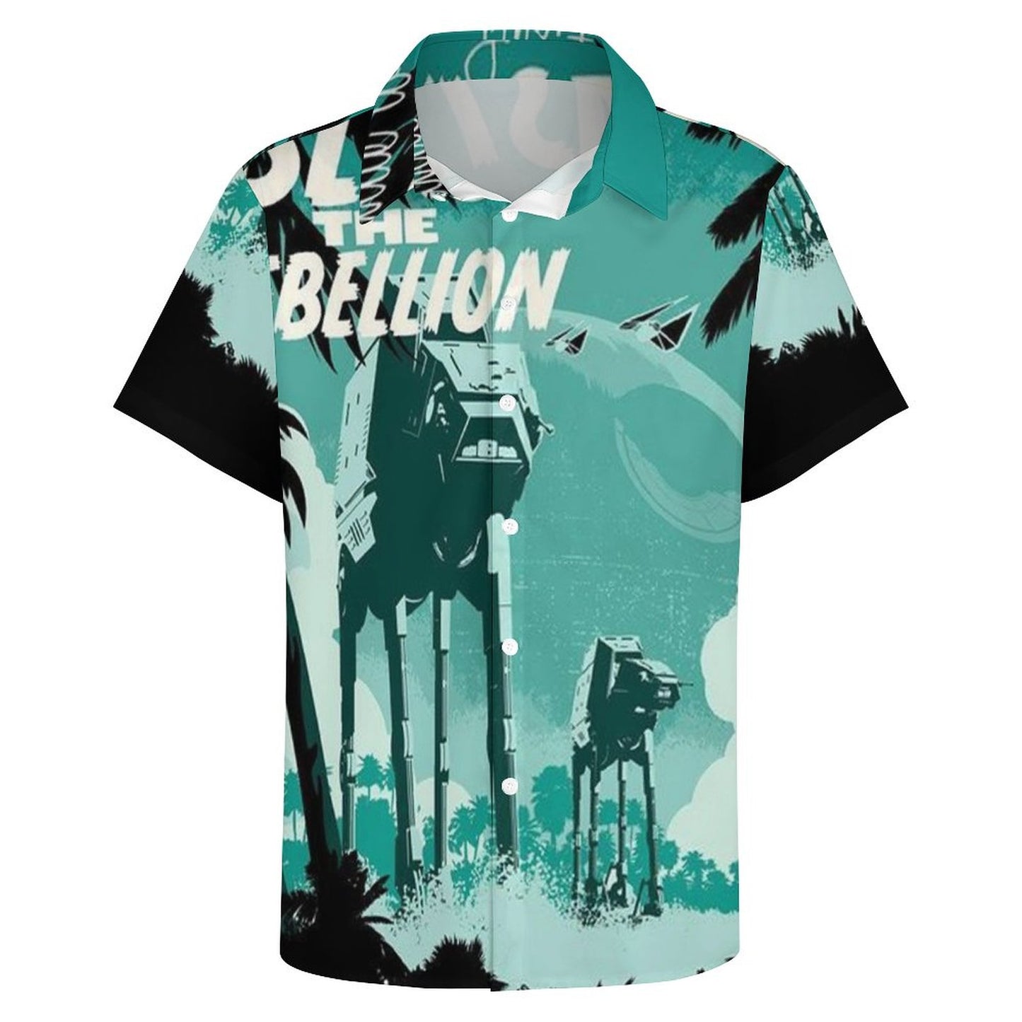 Men's Fashion Casual Printed Short Sleeve Shirts 2306101612