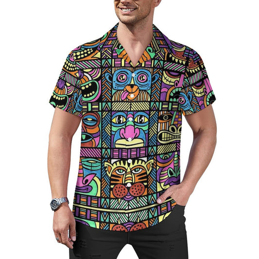Men's Hawaiian Casual Short Sleeve Shirt 2305102398