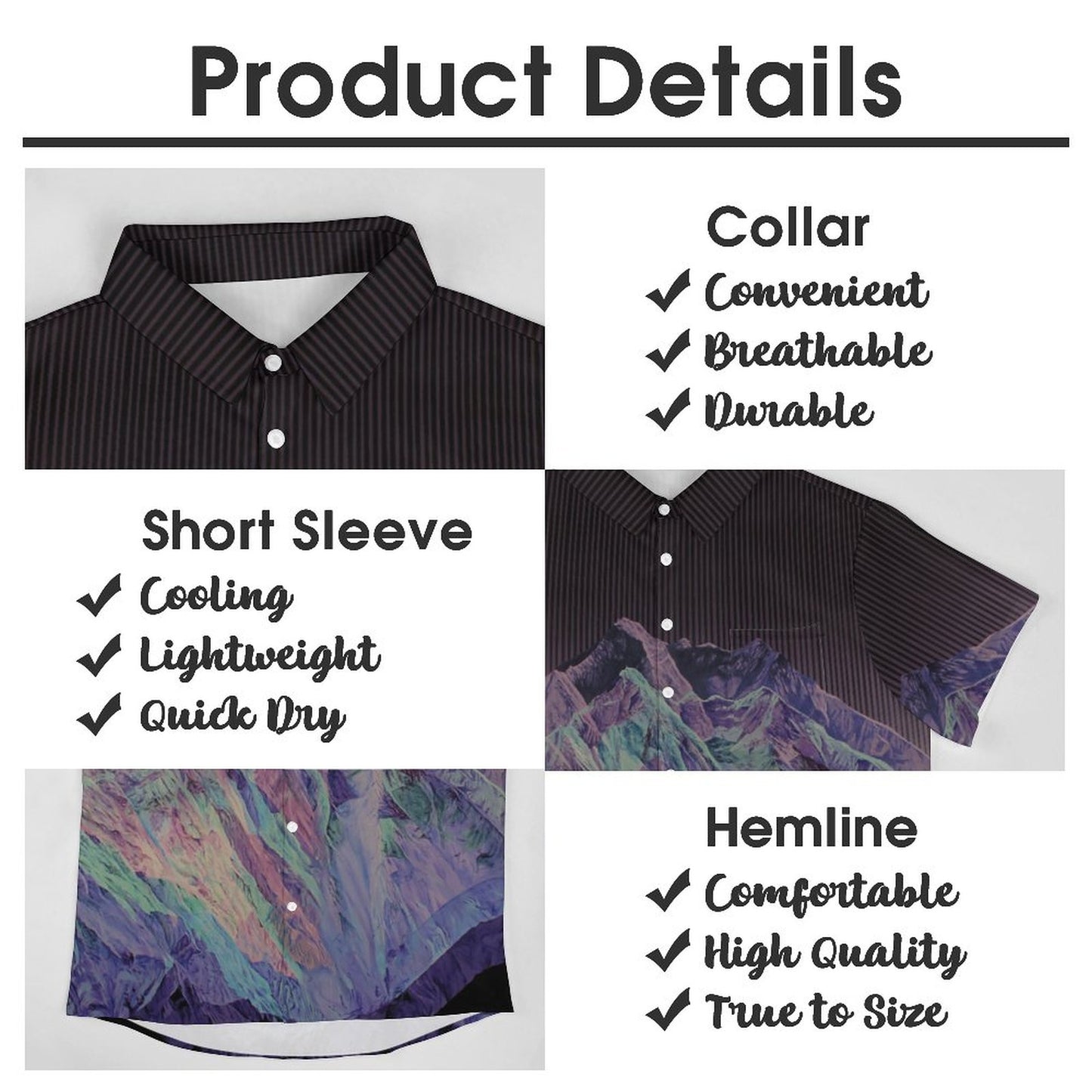 Men's Hawaiian Casual Short Sleeve Shirt 2306105293