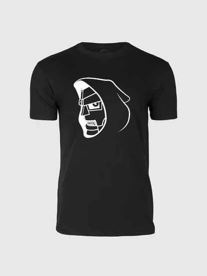 Men's Casual Doom Marvel Comics Printed Round Neck Short Sleeve T-Shirt