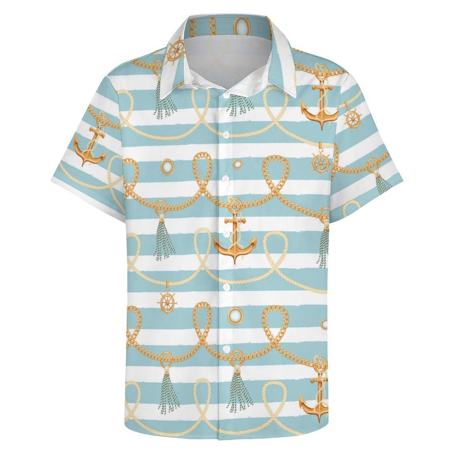 Men's Fashion Casual Printed Short Sleeve Shirts 2306101058