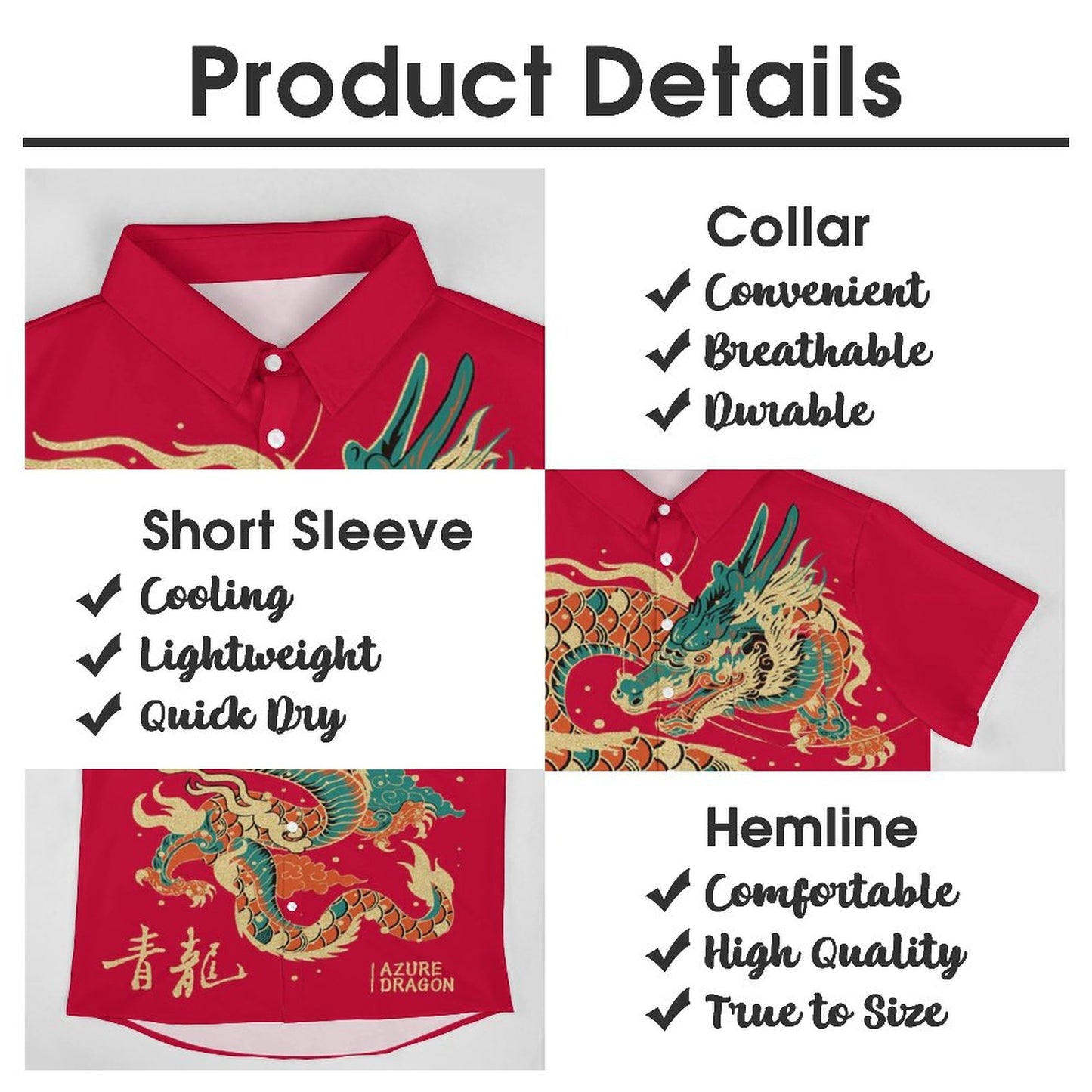 Men's Hawaiian Casual Short Sleeve Shirt 2306103805