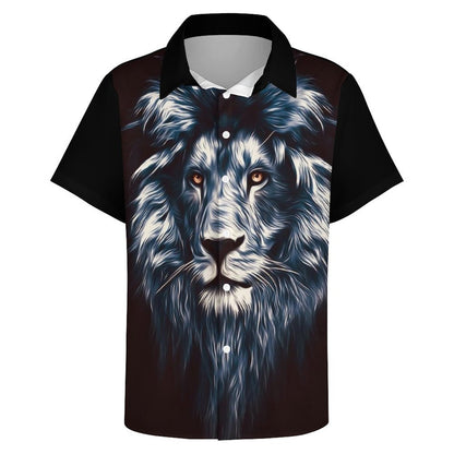 Men's Fashion Casual Printed Short Sleeve Shirts 2306105067