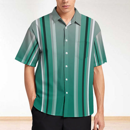 Men's Hawaiian Print Resort Shirt 2305100184