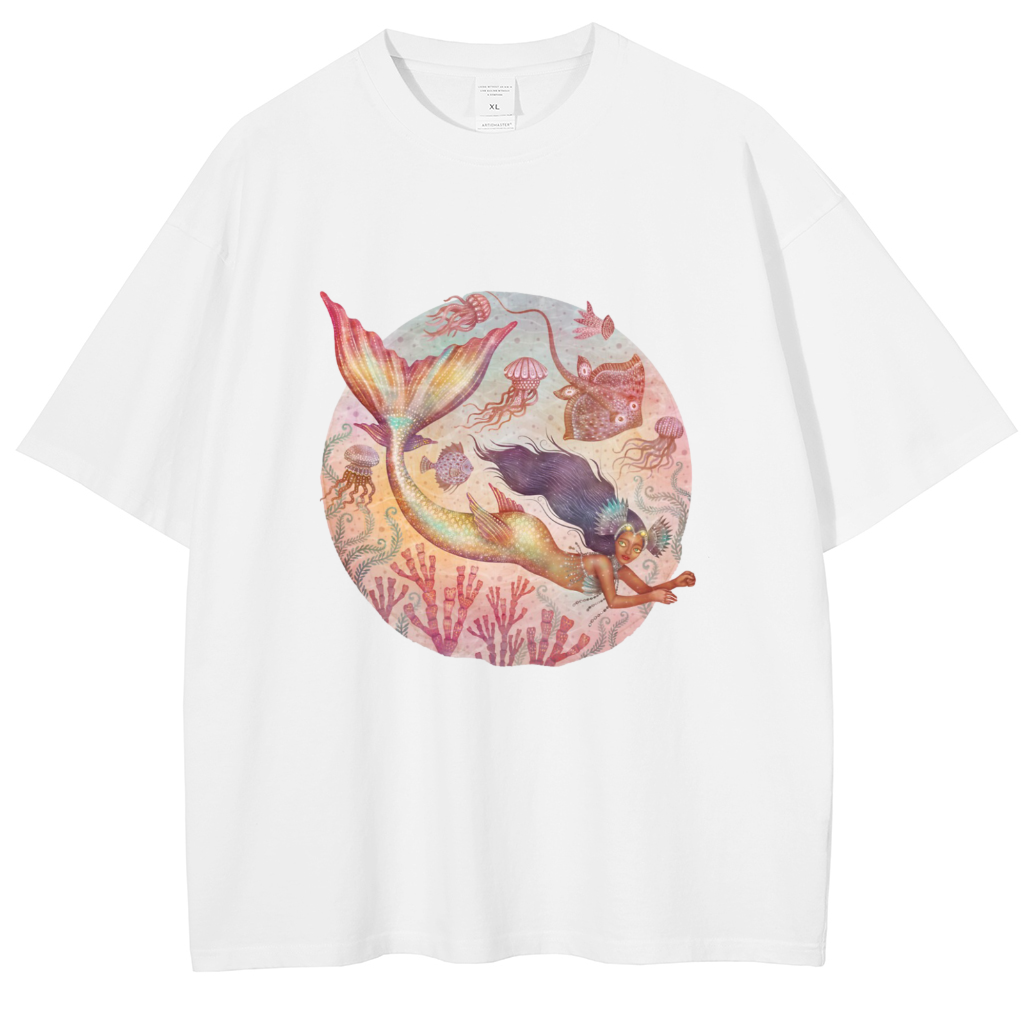 Mens Cotton Wash Solid T-Shirts Oversized Unisex Short Sleeve Streetwear Rap Hip Hop Basic Tee Tops