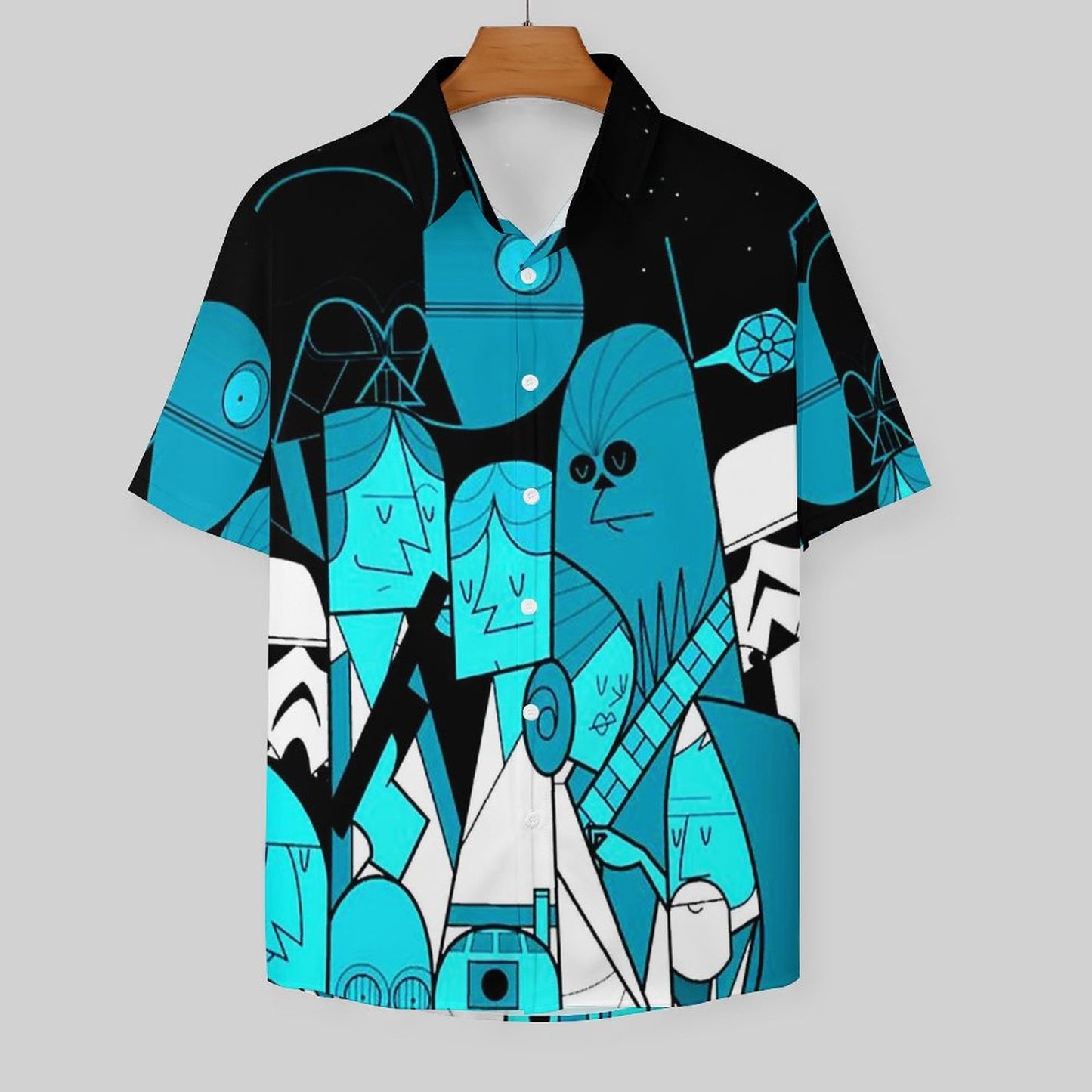 Men's Fashion Casual Printed Short Sleeve Shirts 2306101602