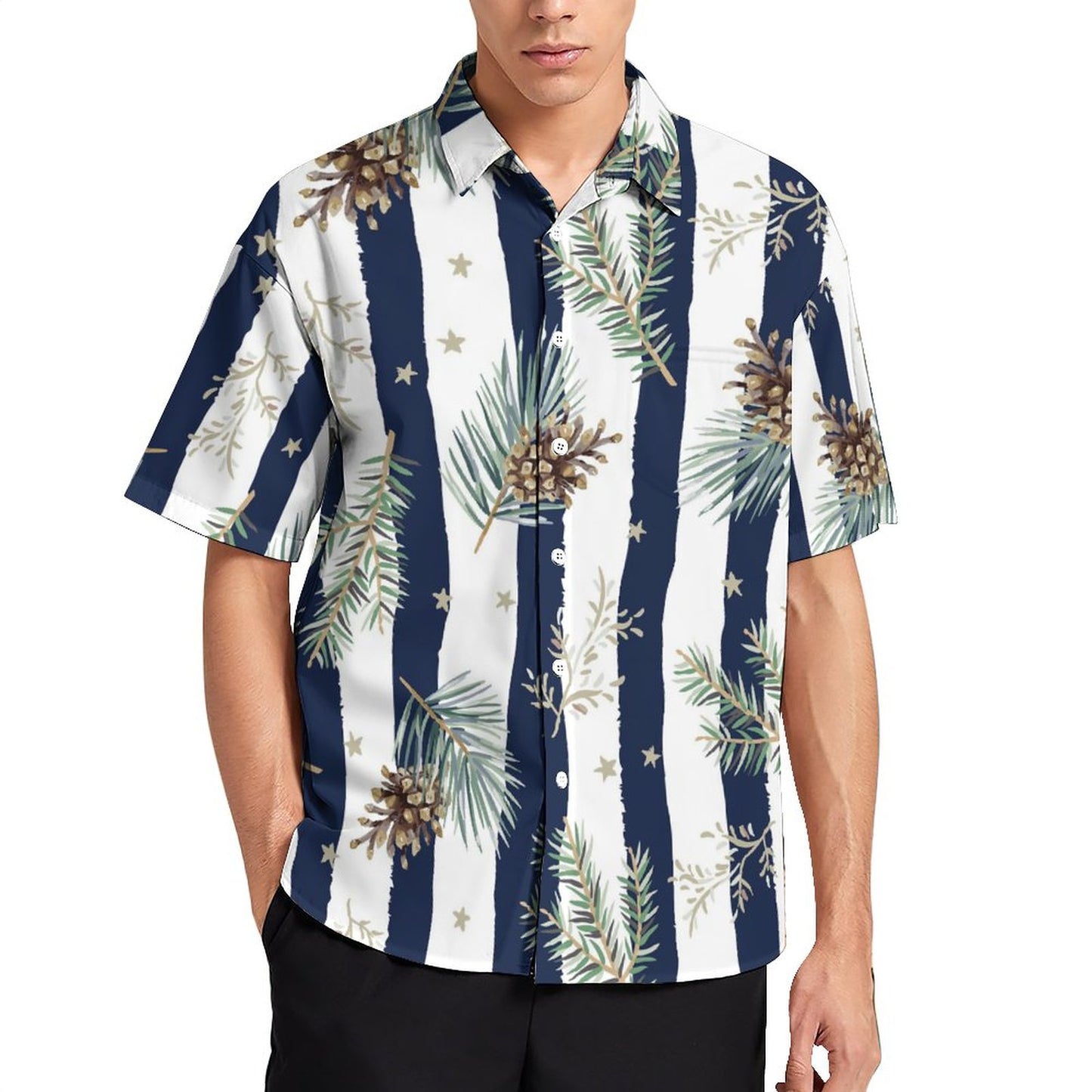 Men's Hawaiian Print Resort Shirt 2304102770
