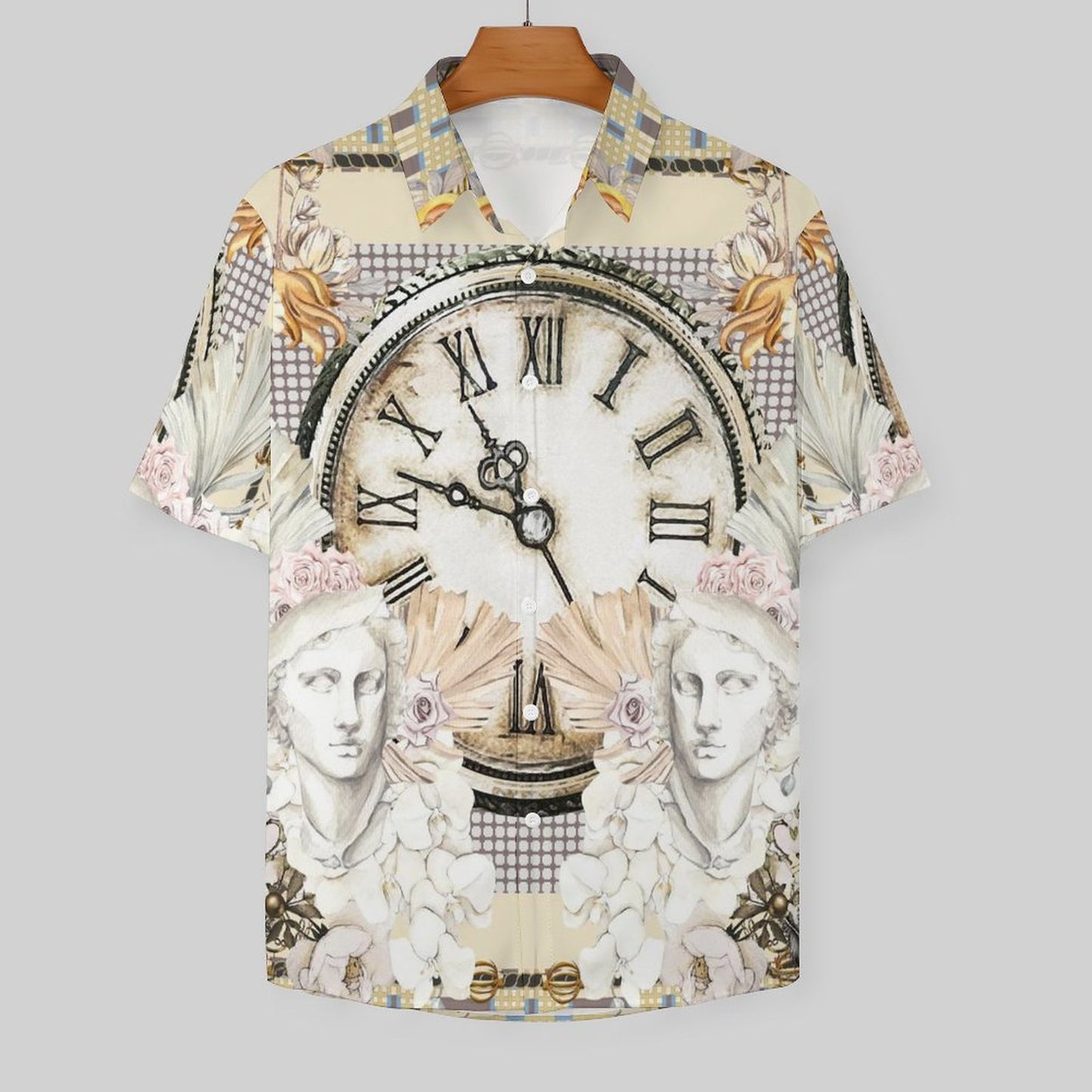 Men's Fashion Casual Printed Short Sleeve Shirts 2306101347