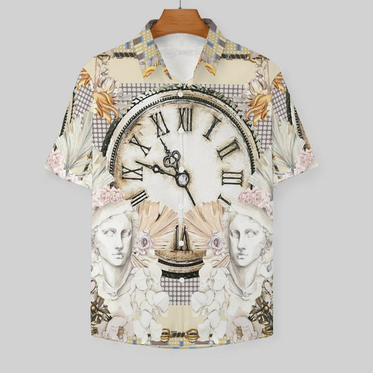 Men's Fashion Casual Printed Short Sleeve Shirts 2306101347