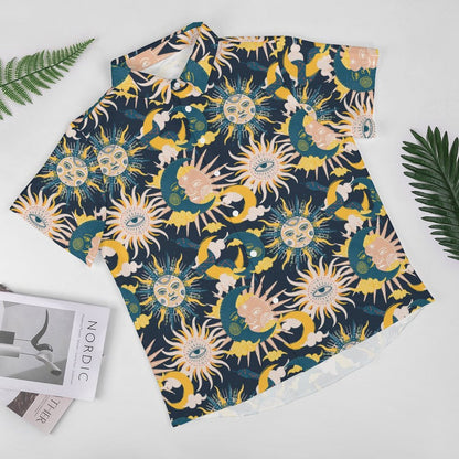 Men's Fashion Casual Printed Short Sleeve Shirts 2306100968