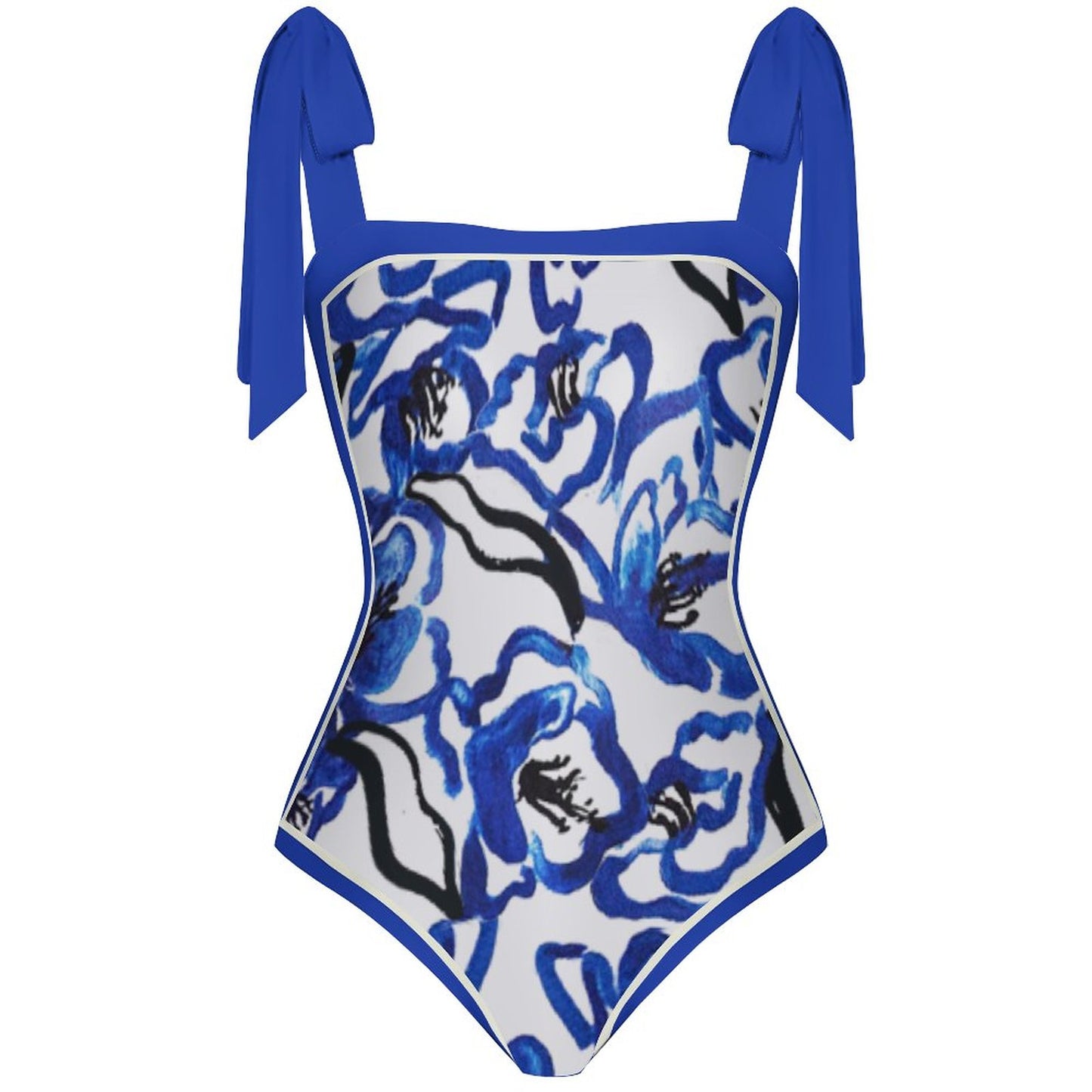Fashion Printed One Piece Swimsuit And Cover Up 2305105118