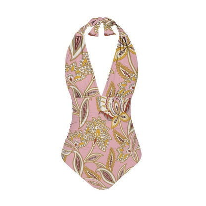 Casual Printed One Piece Swimsuit And Cover Up 2306101707