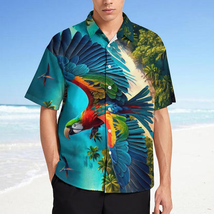 Men's Fashion Casual Printed Short Sleeve Shirts 2306100802