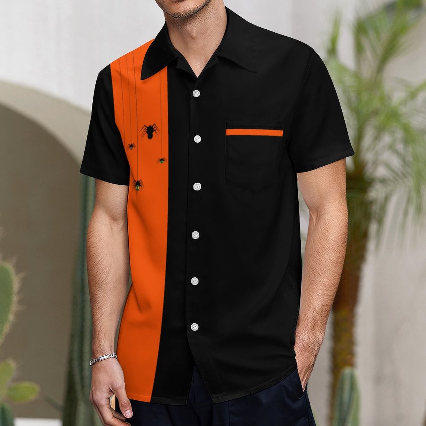 Men's Hawaiian Casual Short Sleeve Shirt 2306105806