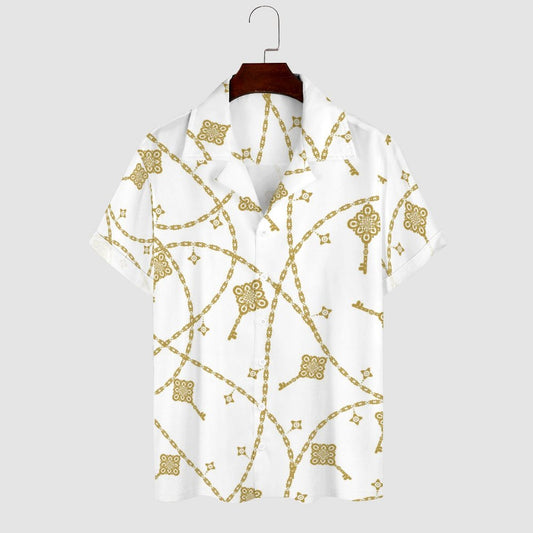 Men Hawaiian Casual Short Sleeve Shirt 2306100098