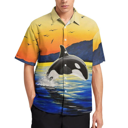 Men's Hawaiian Print Resort Shirt 2304109865