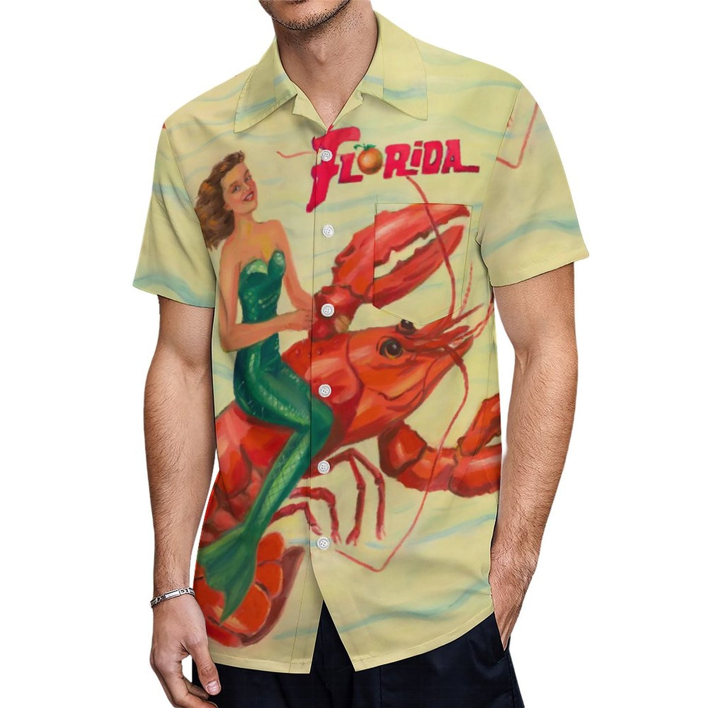 Men's Hawaiian Casual Short Sleeve Shirt 2306100921