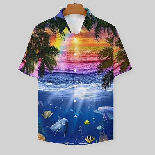 Men's Hawaiian Print Resort Shirt 2304109194