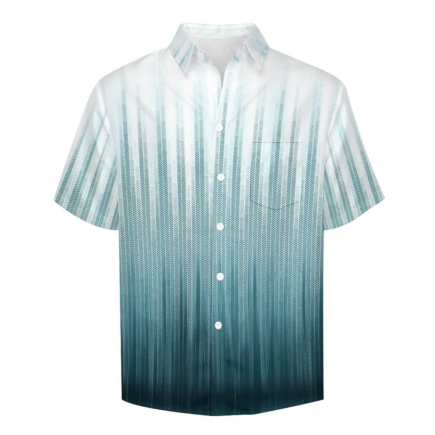 Men's Hawaiian Print Lapel Shirt 2304103749