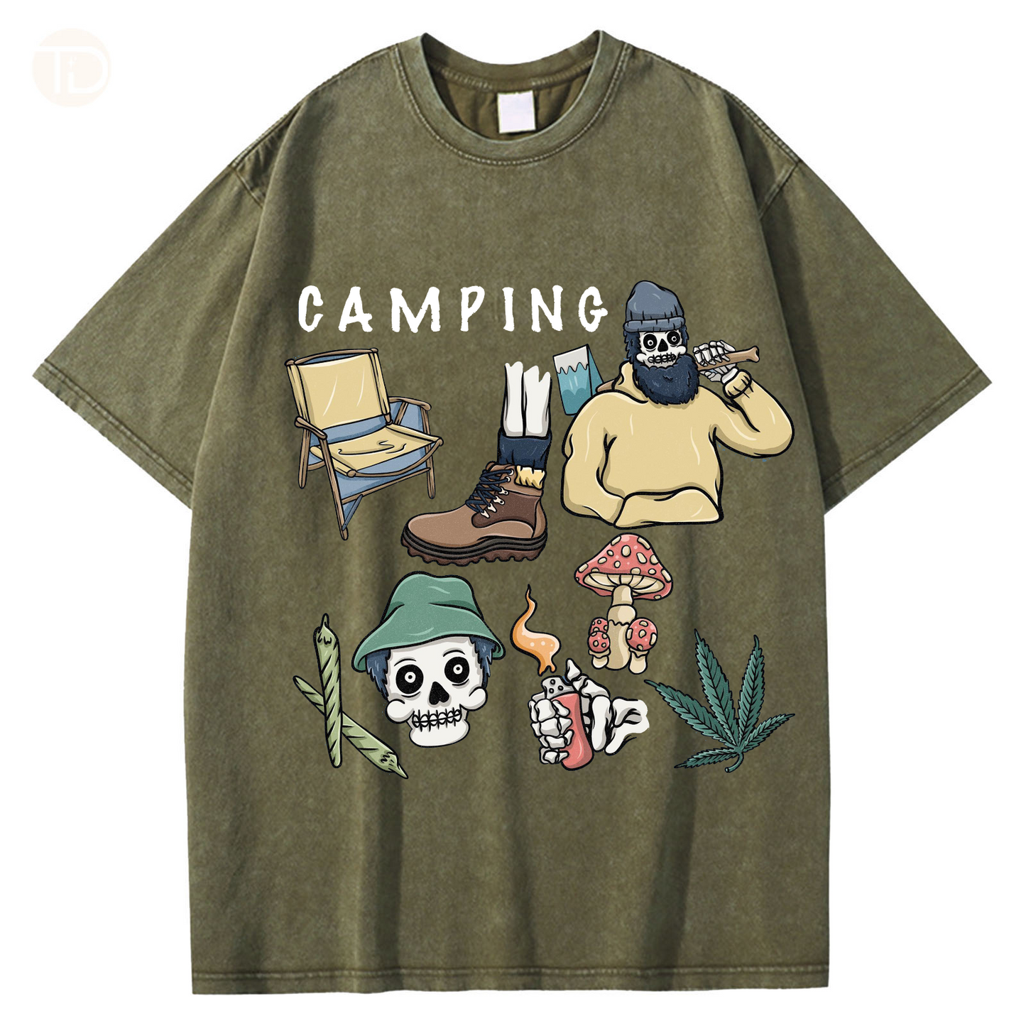 Unisex Vintage Wash Denim T-Shirts