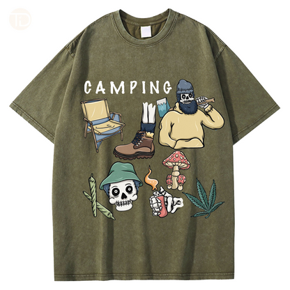 Unisex Vintage Wash Denim T-Shirts