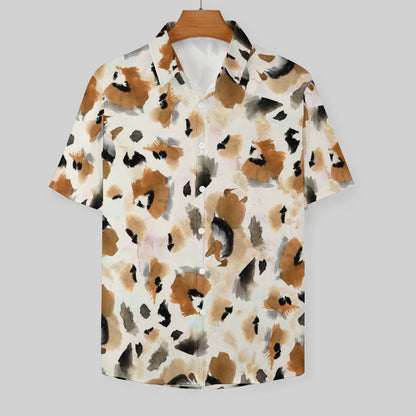 Men's Fashion Casual Printed Short Sleeve Shirts 2306104052