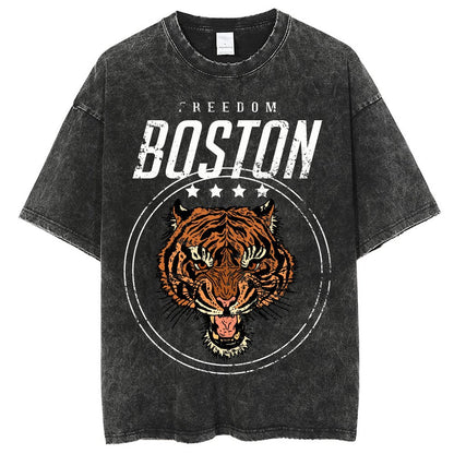 Mens Cotton Wash Solid T-Shirts Oversized Unisex Short Sleeve Streetwear Rap Hip Hop Basic Tee Tops 2305101617