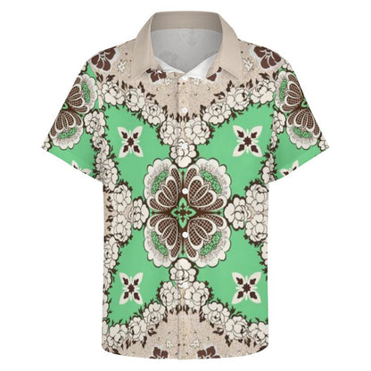Men's Fashion Casual Printed Short Sleeve Shirts 2306100037