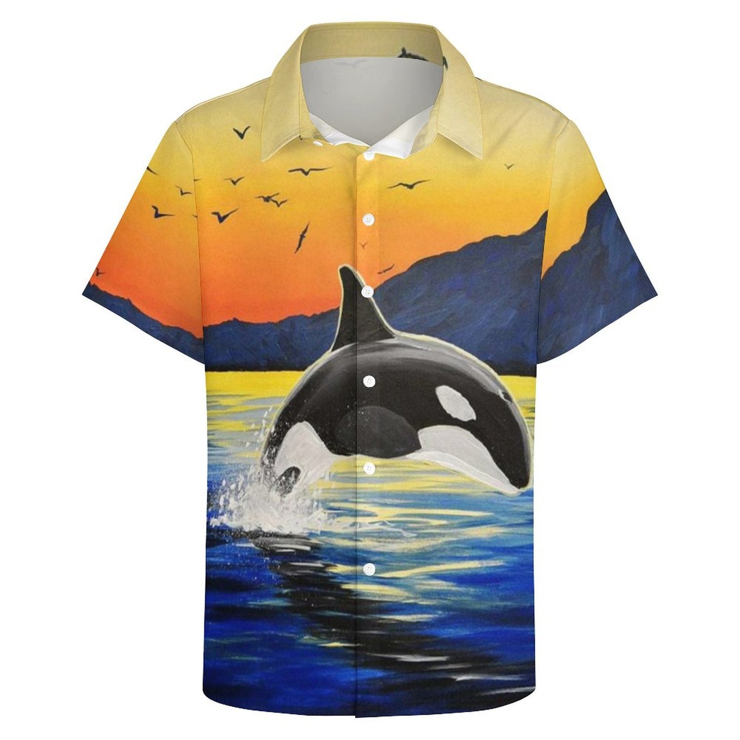 Men's Hawaiian Print Resort Shirt 2304109865
