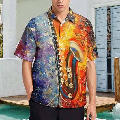 Men's Hawaiian Casual Short Sleeve Shirt 2306103340